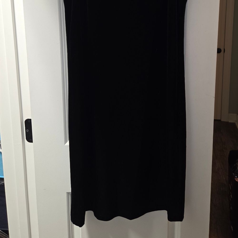 Vintage Victor Costa Black Velvet Dress - Picture 11 of 11
